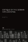 Degruyter - Critique of the German Intelligentsia