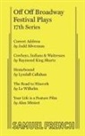 Lyndall Callahan, Judd Silverman, Silverman Judd Silverman, Silverman Raymond King Shurtz Judd Silverman, Lyndall Callahan, Callahan Lyndall Callahan... - Off Off Broadway Festival Plays, 17th Series