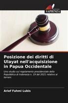 Arief Fahmi Lubis - Posizione dei diritti di Ulayat nell'acquisizione in Papua Occidentale