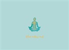 Holzschliffkarte / Buddha