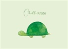 Holzschliffkarte / Chill-Kroete
