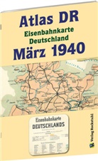 Harald Rockstuhl - ATLAS DR März 1940 - Eisenbahnkarte Deutschland