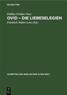 Publius Ovidius Naso, Friedrich Walter Lenz, Mali G. Lenz - Ovid - Die Liebeselegien
