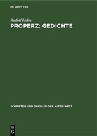 Rudolf Helm - Properz: Gedichte