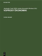 Institut _konomiki (Moskau) Akademija Nauk SSSR, Institut ¿konomiki (Moskau) Akademija Nauk SSSR - Voprosy _konomiki - 12/1981: Dekabr'