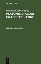 Immanuel Bekker - Platonis dialogi graece et latine - Partis 2, Volumen 1: Platonis dialogi graece et latine. Partis 2, Volumen 1