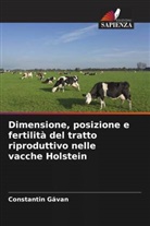 Constantin G¿van, Constantin Gavan - Dimensione, posizione e fertilità del tratto riproduttivo nelle vacche Holstein