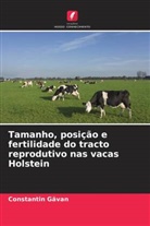 Constantin G¿van, Constantin Gavan - Tamanho, posição e fertilidade do tracto reprodutivo nas vacas Holstein