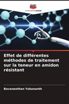 Seevaratnam Vasantharuba, Bavaneethan Yokananth - Effet de différentes méthodes de traitement sur la teneur en amidon résistant