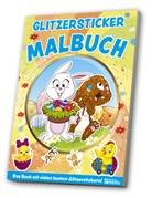 media Verlagsgsellschaft mbH - Glitzersticker XXL-Malbuch Kindergarten Frühling Ostern