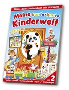 media Verlagsgsellschaft mbH - Stickerspaßbuch Kunterbunte Kinderwelt