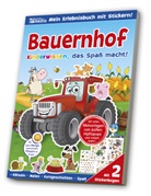 media Verlagsgsellschaft mbH - Sticker-Übungsbuch - Bauernhof, Natur