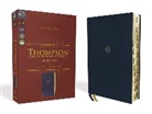 Zondervan - NKJV, Thompson Chain-Reference Bible, Handy Size, Leathersoft, Navy, Red Letter, Thumb Indexed, Comfort Print