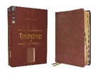 Zondervan - NKJV, Thompson Chain-Reference Bible, Leathersoft, Brown, Red Letter, Thumb Indexed, Comfort Print