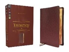 Zondervan - NKJV, Thompson Chain-Reference Bible, Genuine Leather, Calfskin, Burgundy, Red Letter, Comfort Print
