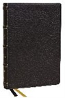Thomas Nelson - KJV Holy Bible with Apocrypha and 73,000 Center-Column Cross References, Black Genuine Leather, Red Letter, Comfort Print (Thumb Indexed): King James Version