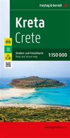 freytag &amp; berndt - Kreta, Straßen- und Freizeitkarte 1:150.000, freytag & berndt