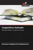 Ramazon Radjabovitch Bobokalonov - Linguistica testuale