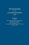 United States U. S. War Department, United States War Department - Pensioners of the United States, 1818
