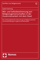 Sophie Schierning - Mit- und Selbstbestimmung von Religionsgemeinschaften in der Zusammenarbeit mit dem Staat