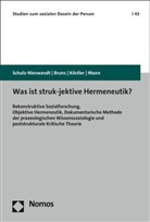 Anne Bruns, Ursul Köstler, Ursula Köstler, Kristina Mann, Frank Schulz-Nieswandt - Was ist struk-jektive Hermeneutik?