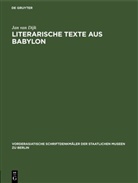 Jan Van Dijk - Literarische Texte aus Babylon