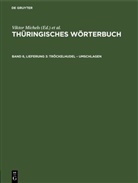 W. Fahning, Viktor Michels, H. Rosenkranz, Sächsische Akademie Der Wissenschaften, R. Schäftlein, H. Schrickel... - Thüringisches Wörterbuch - Band 6, Lieferung 3: Tröckelhudel - umschlagen