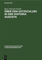 Hans Leberecht Zernial - Über den Satzschluss in der Historia Augusta
