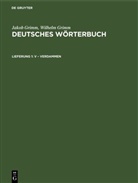 Jacob Grimm, Jakob Grimm, Wilhelm Grimm - Jakob Grimm; Wilhelm Grimm: Deutsches Wörterbuch. Deutsches Wörterbuch, Band 12 / Abteilung 1 - Band 12, 1. Lieferung 1: V - Verdammen
