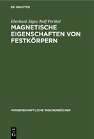 Eberhard Jäger, Rolf Perthel - Magnetische Eigenschaften von Festkörpern