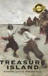 Robert Louis Stevenson - Treasure Island (Deluxe Library Edition) (Illustrated)
