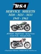 Floyd Clymer, Floyd Clymer - BSA M20, M21 and M33 'Service Sheets' 1945-1963 for All Rigid, Spring Frame, Girder and Telescopic Fork Models