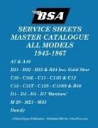 Floyd Clymer - BSA 'Service Sheets' Master Catalogue for All Models 1945 to 1967