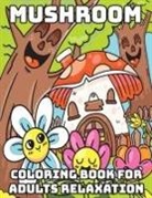 Penciol Press - Mushroom Coloring Book for Adults Relaxation