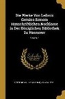 Onno Klopp, Gottfried Wilhelm Leibniz - Die Werke Von Leibniz Gemäss Seinem Hanschriftlichen Nachlasse in Der Königlichen Bibliothek Zu Hannover; Volume 7