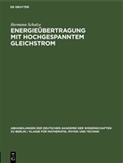 Hermann Schulze - Energieübertragung mit hochgespanntem Gleichstrom