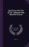 Porphyrius - Gporfuríou Perì Toû &#274;n T&#375;&#771; &#332;dusseíã T&#373;n Numf&#373;n &#256;&#769;ntrou