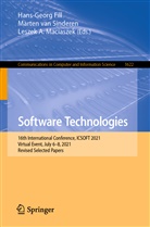 Leszek A Maciaszek, Hans-Georg Fill, Leszek A. Maciaszek, Marten van Sinderen, Marten van Sinderen - Software Technologies