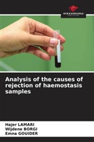 Wijdene Borgi, Emna Gouider, Hajer Lamari - Analysis of the causes of rejection of haemostasis samples