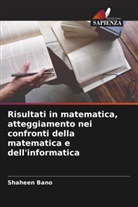 Shaheen Bano - Risultati in matematica, atteggiamento nei confronti della matematica e dell'informatica