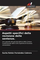 Sacha Rohán Fernández Cabrera - Aspetti specifici della revisione delle sentenze.