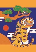 Tuttle Studio,  Tuttle Studio, . Tuttle Studio - Korean Smiling Tiger Blank Paperback Journal - Blank Notebook with Pocket (Korean Tiger Minhwa Folk Art Painting)