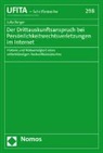 Julia Berger - Der Drittauskunftsanspruch bei Persönlichkeitsrechtsverletzungen im Internet