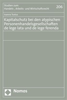 Ioanna Tsotsa - Kapitalschutz bei den atypischen Personenhandelsgesellschaften de lege lata und de lege ferenda