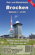 KKV Kartographische Kommunale Verlag, Kartographische Kommunale Verlagsgesellschaft mbH, Kartographische Kommunale Verlagsgesellschaft mb - Brocken