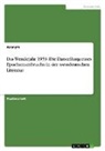 Anonym, Anonymous, Frieda von Meding, Frieda von Meding - Das Wendejahr 1959. Die Darstellung eines Epochenumbruchs in der westdeutschen Literatur