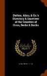 Allen and Co Dutton - Dutton, Allen, & Co.'s Directory & Gazetteer of the Counties of Oxon, Berks & Bucks