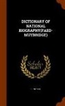 Sidney Lee - Dictionary of National Biography(faed-Muybridge)