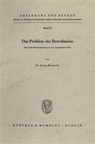 Georg Meinecke, Georg Meinicke - Das Problem des Bewußtseins.