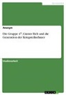 Anonym, Anonymous, Frieda von Meding, Frieda von Meding - Die Gruppe 47. Günter Eich und die Generation der Kriegsteilnehmer